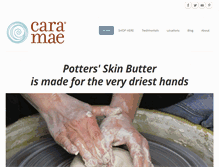 Tablet Screenshot of caramaeskincare.com